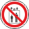 Запрещается пользоваться лифтом для подъема (спуска) людей На дверях грузовых лифтов и других подъемных механизмах. Знак входит в состав группового знака безопасности “При пожаре лифтом не пользоваться, выходить по лестнице 