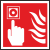 Знаки безопасности ISO Кнопка включения систем пожарной автоматики